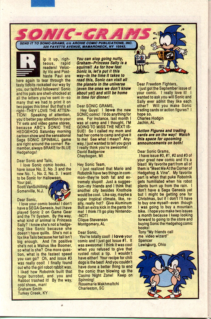 Sonic - Archie Adventure Series December 1993 Page 23